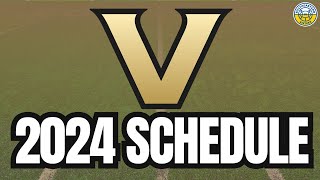 2024 Vanderbilt Football Schedule Preview GAMEBYGAME ANALYSIS [upl. by Arondel]