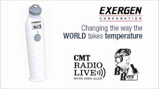 Exergen Temporal Thermometer  Billy Bush Show  CMT Radio Live [upl. by Arlee571]