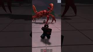 When You Beat The Crab Boss roblox strongestbattlegrounds saitamabattlegrounds [upl. by Leirvag]