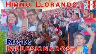 Himno Nacional Peru vs Dinamarca Emocionante ganamos los mejores fans [upl. by Koblick601]