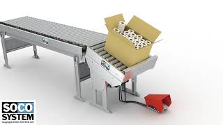 Pneumatically tiltable packaging table [upl. by Derman]