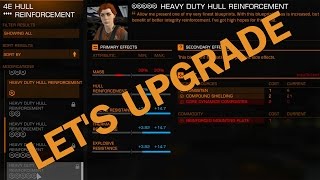 EliteDangerous Lets Upgrade Heavy Duty Hull Reinforcement Package Grade 5 [upl. by Montagna]