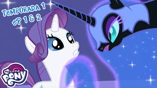 My Little Pony en español 🦄La magia de la amistad T1 EP1 amp 2  FiM Primeros episodios [upl. by Kallick]