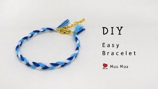 初學者半天可完成手鍊 三股編 Easy Bracelet 002  MuuMuu [upl. by Downing]