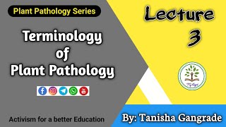 Terminology of Plant Pathology  Plant Pathology Terminologies  by Tanisha Gangrade [upl. by Thetos]