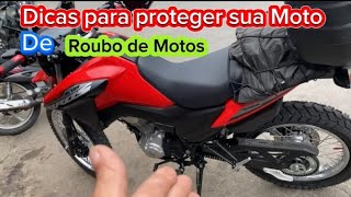 Dicas para proteger sua moto de Roubo [upl. by Sparhawk]