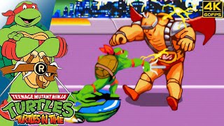 TMNT Turtles in Time  Raphael Arcade  1991 4K 60FPS [upl. by Ashelman45]