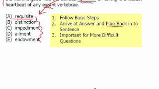 Magoosh GRE Module 1  Testing Your Answers for Text Completions 66 [upl. by Ayahc799]