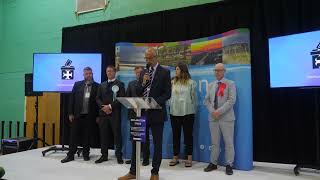 Labours Patrick Hurley wins Southport parliamentary seat [upl. by Aldos]