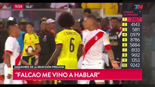 ¿Colombia y Perú arreglaron el empate adentro del campo [upl. by Ruffo]