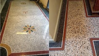 How To Make Terrazzo Floor Design Photo [upl. by Edijabab]