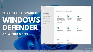 Easy Way to Turn OFF or Disable Windows Defender In Windows 11 [upl. by Oinigih156]