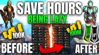 Save 100 Hours amp Make Money by Being Lazy in Runescape 3 [upl. by Simpson]