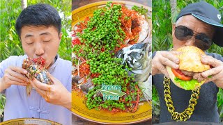 Spicy Food Challenge Hot Pot and Lamb Chops  Funny Mukbang  Songsong and Ermao [upl. by Giles894]