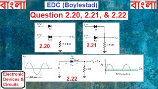 End Ch Q 220 221 amp 222  Logic Gates  Sketch Vi Vd amp Id of a HalfWave Rectifier [upl. by Marlie]