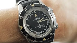 JaegerLeCoultre Memovox Tribute to Deep Sea Diving Alarm Q2028440 JLC Watch Review [upl. by Findlay]