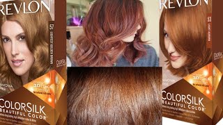 Revlon colour review shade 5357 hair colour ab golden colour bgair cutdown ky easy formula part1👍 [upl. by Anid369]