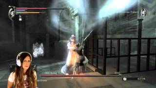 Demons Souls  Old King Allant Boss Fight [upl. by Maccarone308]