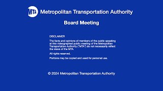 MTA Board  Finance Committee Meeting  06242024 [upl. by Lerat]