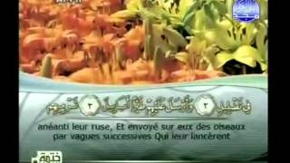 Islam  Coran  Sourate 105  ALFIL LÉLÉPHANT  Arabe soustitré FrançaisArabe [upl. by Erodeht]