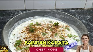 Delicious Baingan Ka Raita Recipe  Easy Eggplant Yogurt Dip  Brinjal Ka Raita [upl. by Yankee]