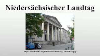 Niedersächsischer Landtag [upl. by Nami]