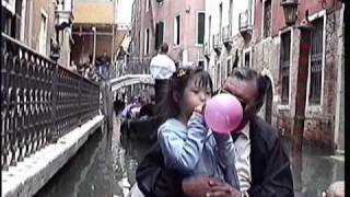 Venice Gondola Ride with Accordionist Playing Music in the Background [upl. by Gaskins]