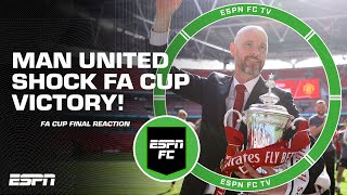 MAN UNITED SHOCK MAN CITY Will this buy Erik ten Hag time 👀 FA CUP REACTION  ESPN FCESPN FC [upl. by Richer]