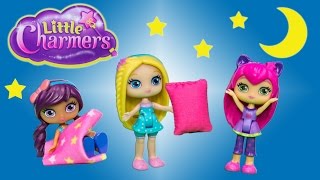 Little Charmers Slumber Party Sleepover Surprise Toys [upl. by Asilef]