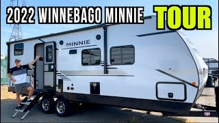 Travel Trailer Review 2022 Winnebago Minnie 2301 BHS on Everyman Driver [upl. by Matthei940]