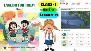 Class 1 English Unit 2 Lesson 14  English For Today  class one english unit 2 lasson 14 [upl. by Shere669]