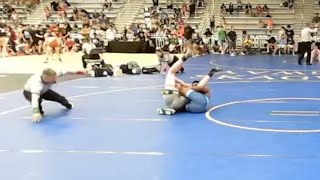 JLDjr 2024 NHSCA DUALS vs Caleb Kirkpatrick Fight Barn [upl. by Lise]