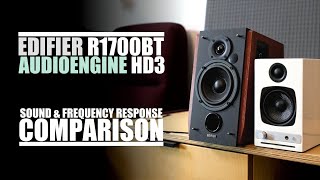 DSAUDIOreview  Audioengine HD3 vs Edifier R1700BT  soundDEMO [upl. by Zednanreh]