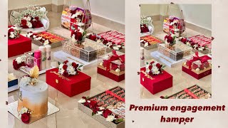 Engagement hamper making tutorial malayalam kraft area [upl. by Rhody]