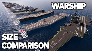 Warship Size Comparison [upl. by Phillip]