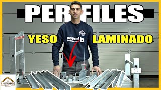 🔶Tipos de PERFILERIA para YESO LAMINADO y sus características 🔶 [upl. by Annoif]