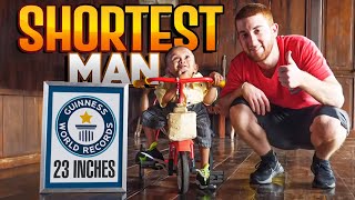 The Worlds Shortest Man 26 Years Old 23 Inches Tall [upl. by Berwick418]