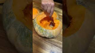 Calabaza al horno youtubeshorts [upl. by Crosse49]