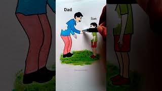 Why Fathers Need To Be Affectionate With Their Sons shorts shortsfeed youtubeshorts art [upl. by Ahoufe]