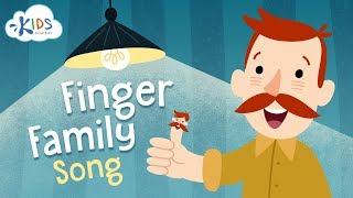 Finger Family Song  Children Song with Lyrics  Nursery Rhymes  Kids Academy [upl. by Andriana]