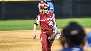 Oklahoma Softball vs Fullerton  Jordy Bahl Perfect Game  NCAA Softball 2022  Mary Nutter Classic [upl. by Ynahirb]