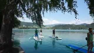 SUP tour in Slovenia Bled Bohinj Soča [upl. by Nancee]