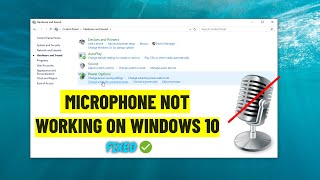 FIXED Microphone not working in windows 10  Easy fix  2024 [upl. by Enneira]