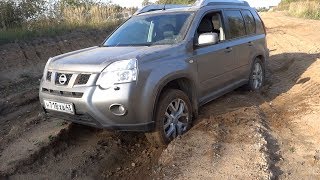 4x4 Тест Ниссан XTrail T31 Особенности ESP на бездорожье [upl. by Ebaj]