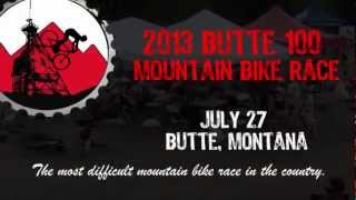 2013 Butte 100 mountain bike race video [upl. by Ayikin628]