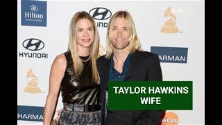 Taylor Hawkins Wife 2022 [upl. by Ahsauqram]