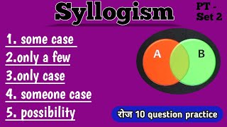 10 syllogism daily practice  syllogism  syllogism practice session part 2 syllogism [upl. by Kessia23]