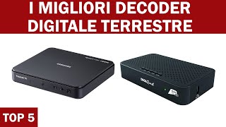 Decoder DVB T2  I 5 Migliori DECODER DIGITALE TERRESTRE 2023 [upl. by Doig]