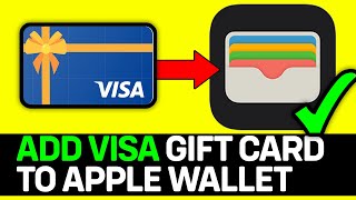 How To Add A Vanilla Visa Gift Card To iPhone Wallet 2024 [upl. by Yrolam605]