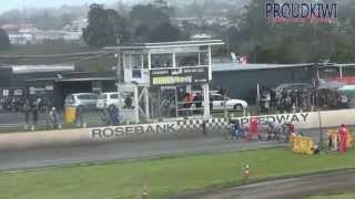 Rosebank Speedway  Remembrance Meeting A Grade Solos  17515 [upl. by Christenson]